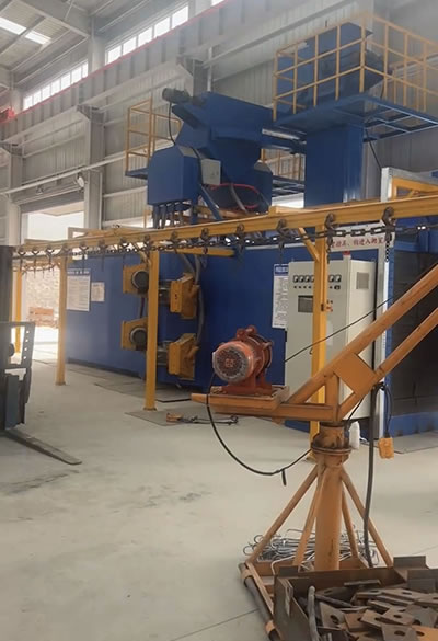 懸鏈通過式拋丸清理機